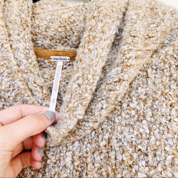 NWOT Free People BFF Cowl Neck Sweater - Picture 3 of 9